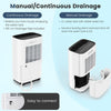 Dehumidifier 25L Air Purifier with Humidistat LCD Display Laundry Mode Electric