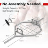 Heavy Duty Hex Barbell Trap Bar w/ Flat or Raised Knurled Handles-Silver