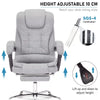 Executive Office Chair Swivel Recliner Computer Desk Gaming Chair with Footrest