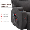 Power Lift Chair Electric Riser Heated Armchair Massage Cinema Recliner Sofa