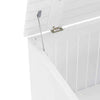 Storage Box with Lid RANA White 80x49x54 Solid Wood Pine Z4H8