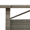 Garden Table with Acacia Wood , Grey, 240 x 90 x 75 , Poly J9A3