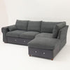 Luxury 2, 3 Seater Linen Fabric Couch Sofa Corner Chaise Living Room Furniture