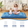 200 x 150 x 10cm Japanese Floor Mattress Futon Mattress Roll up Mattress-Navy