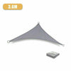 3.6M Heavy Duty Sun Shade Sail Garden Patio Awning Canopy UV Block Waterproof UK