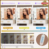 Modern LED Dressing Table Makeup Desk with 11 Lights Mirror Bedroom Vanity Set