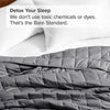 Grey Cotton/Fleece Weighted Blanket Throw Bedding Sensory Premium Adults Kids UK