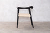 RATTAN SEAT WOODEN FRAME SCANDINAVIAN STYLE DINING CHAIR