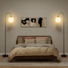 LED Floor Lamp Standing Night Light Modern Living Room Reading Lamp Black
