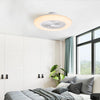 LED Ceiling Fan Light Adjustable Wind Speed Dimmable w/ Remote Control 5 Blades