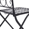 Mosaic Bistro Set Outdoor Patio Garden Furniture Dining Set Table Folding Chairs