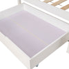 3ft Wooden Single Bed Frame White Solid Wood Bed w/Storage Drawers Bed Furniture