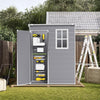 Plastic Garden Storage Shed Tools House 5 x 3 FT Outdoor Tools Storage Sheds