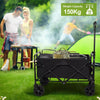 Heavy Duty Folding Wagon Cart Trolley Garden Camping Festival Beach Trailer