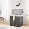 Mondeer 150L Bamboo Laundry Basket with Lid Foldable Washing Clothes Bin Hamper