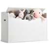 Large Toy Storage Chest Living Room Flip Top Wooden Box Organizer