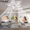 LED Ceiling Fan with Light Lighting Adjustable Wind Speed With Remote Control Xz