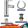 Taps Basin Sink Mono Mixer Chrome Cloakroom Tap + Free Waste Bathroom Silver UK
