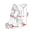 Pet Stroller Dog Cat Pushchair Folding Pet Stroller Travel Cart Jogging Carrier