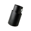 2X 63mm 2.5" Car Exhaust Pipe Trim Tail Muffler End Tip Stainless Steel Black UK