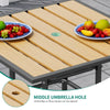 Picnic Table Outdoor Camping Patio Party Dining Tables Garden Furniture Metal