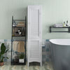 5-Tier Bathroom Tall Cabinet Freestanding Storage Narrow Slim Tower Cabinet