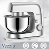 1500W Electric Stand Mixer 10-Speed Compact Food Mixer with 4.5L Steel Bowl
