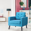 Modern Upholstered Accent Sofa Chair Button Tufted Armchair Leisure Lounge Chair