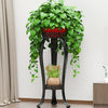 Plant Stand 2 Tier Flower Pot Holder Garden Herb Planter Display Rack Iron Shelf