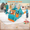 Toddler Slide and Swing Set Indoor Climber with Slide & Basketball Hoop