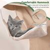 Cat Wall Shelves Furniture Cat Climber Tree Activity Center w/Hammock-Natural