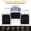 Aluminium Camping Table Kitchen Unit Folding Storage Outdoor Cooking Station