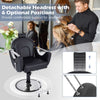 Hydraulic Pump Shampoo Chair Reclining Salon Chair w/Adjustable Height