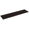 Wall Shelf Dark Grey 200x50x4 Treated Solid Wood Oak E3N7