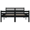 GuyAna Solid Wood Bed Bed Frame,Wood Highlights, Small Double,Bed Frame J1G8