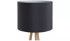 Tripod Floor Lamp Light Habitat 148cm Tall Wooden Light Lamp - Wood/Grey 2208178