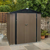 Metal Garden Shed Sheds 4 X 6 Apex Roof Outdoor Storage Tool House Lockable