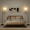Floor Lamp Free Standing Reading Light Bedroom Living Room Black