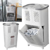 Large Laundry Bin Clothes Washing Hamper Removable Basket Bathroom StorageSorter