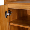 3 Doors Wooden Sideboard Cabinet Cupboard Unit Storage Furniture With Table Top