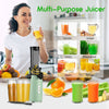 SOVIDER Slow Cold Press Juicer Masticating Machine Pulpy Juice Extractor 100W UK