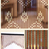 90x175CM 32-lines Wooden Beads String Door Curtain Room Entrance Divider Decor