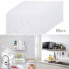 10X White Marble Tile Sticker Self-adhesive Panels Kitchen Bathroom Wall Decal