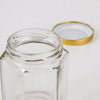 72x196ml (7oz approx) Hexagonal Jam Jars Storage Preserve Pickles Mini Jars Lid
