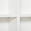 DVD CD Media Storage Rack, Video Display Unit, 89 x 130.5 cm, White