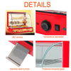 Counter Top Heated Hot Food Warmer Commercial Display Cabinet Pie Pizza Warming