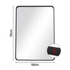 Wall Mounted Framed Mirror Vanity Makeup Bedroom Glass Dressing Mirror Shaped