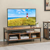 Center Table Industrial 3-Tier Coffee Table Heavy-duty Metal Frame-Coffee