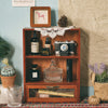 Vintage Wooden Small Cabinet Storage Box Desktop Organizer Unit Display Shelving