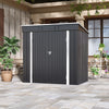 Sturdy Shed Garden Storage Galvanised Metal Steel Sheds w/ DoubeDoor Ventilation